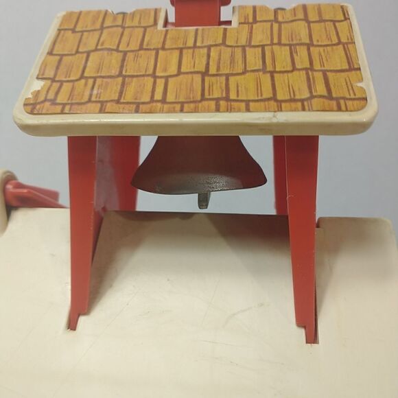 Vintage 1971 Fisher Price Little People Play Family School House #923 - Picture 3 of 12